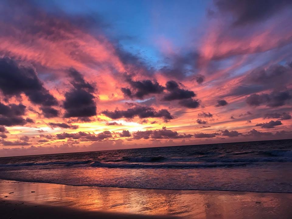 sunset on Koh Phi Phi Island In Thailand