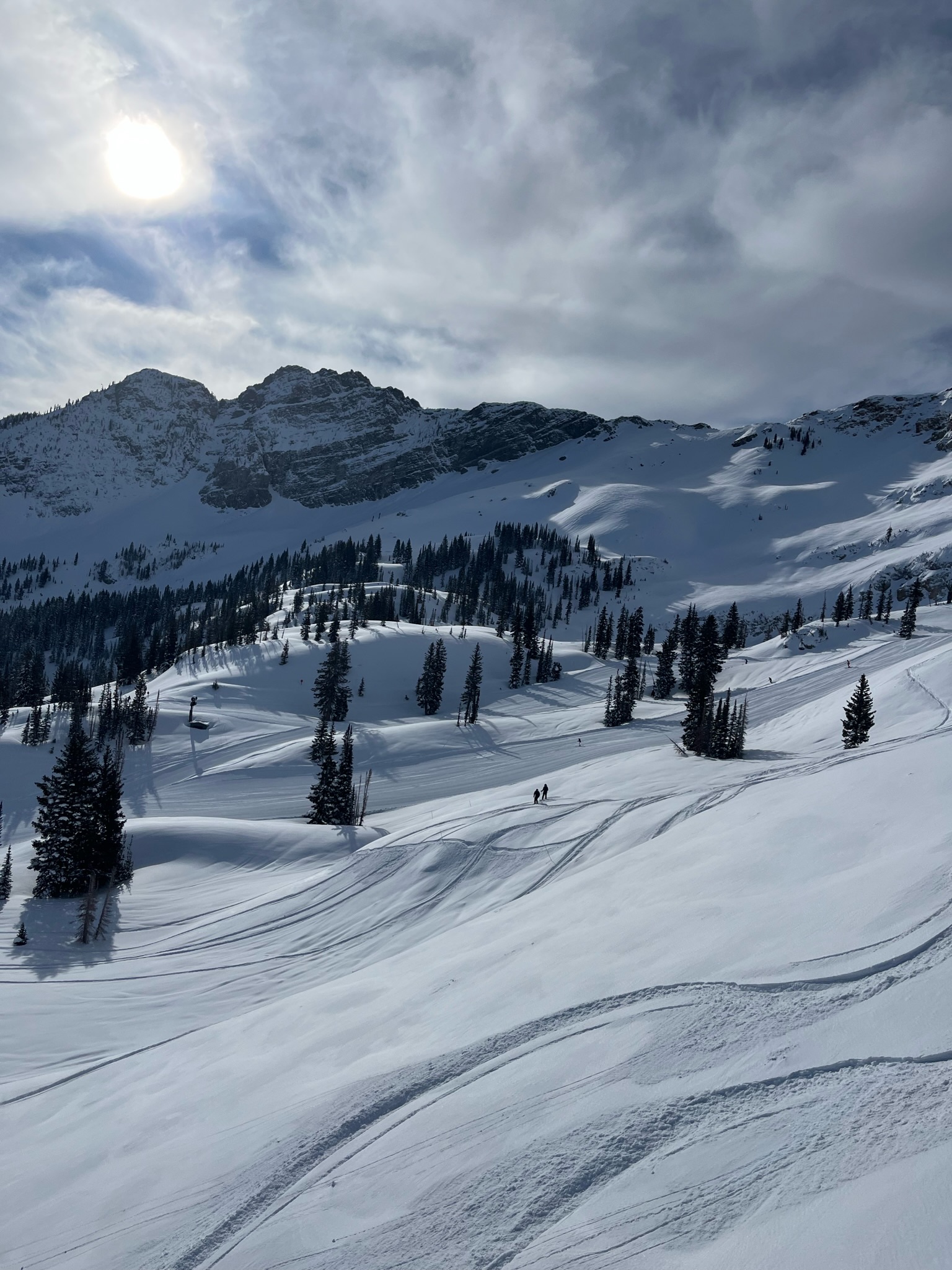 ski slope in Alta, Utah