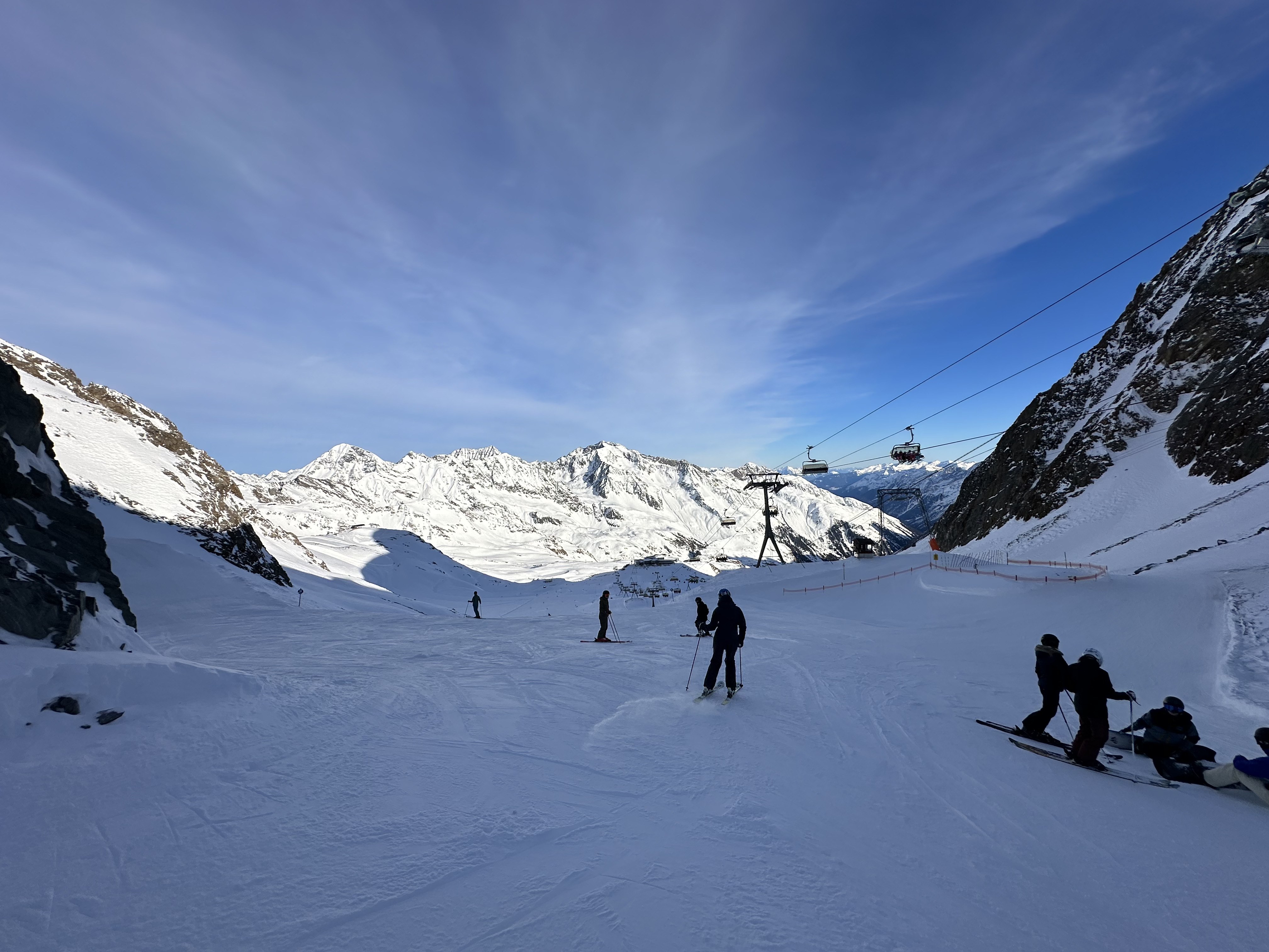 ski slope in Stubai Glacier