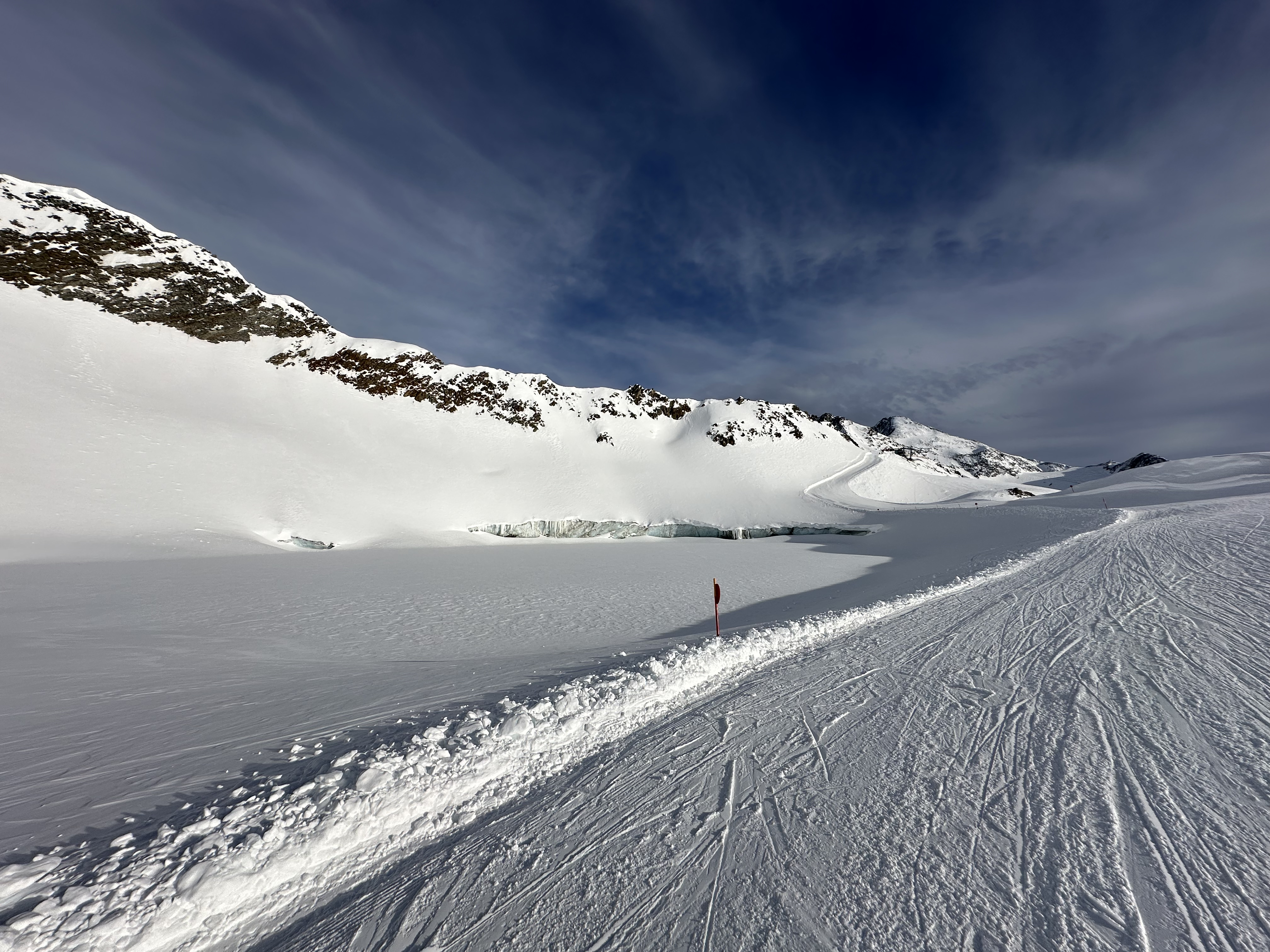 ski slope in Stubai Glacier