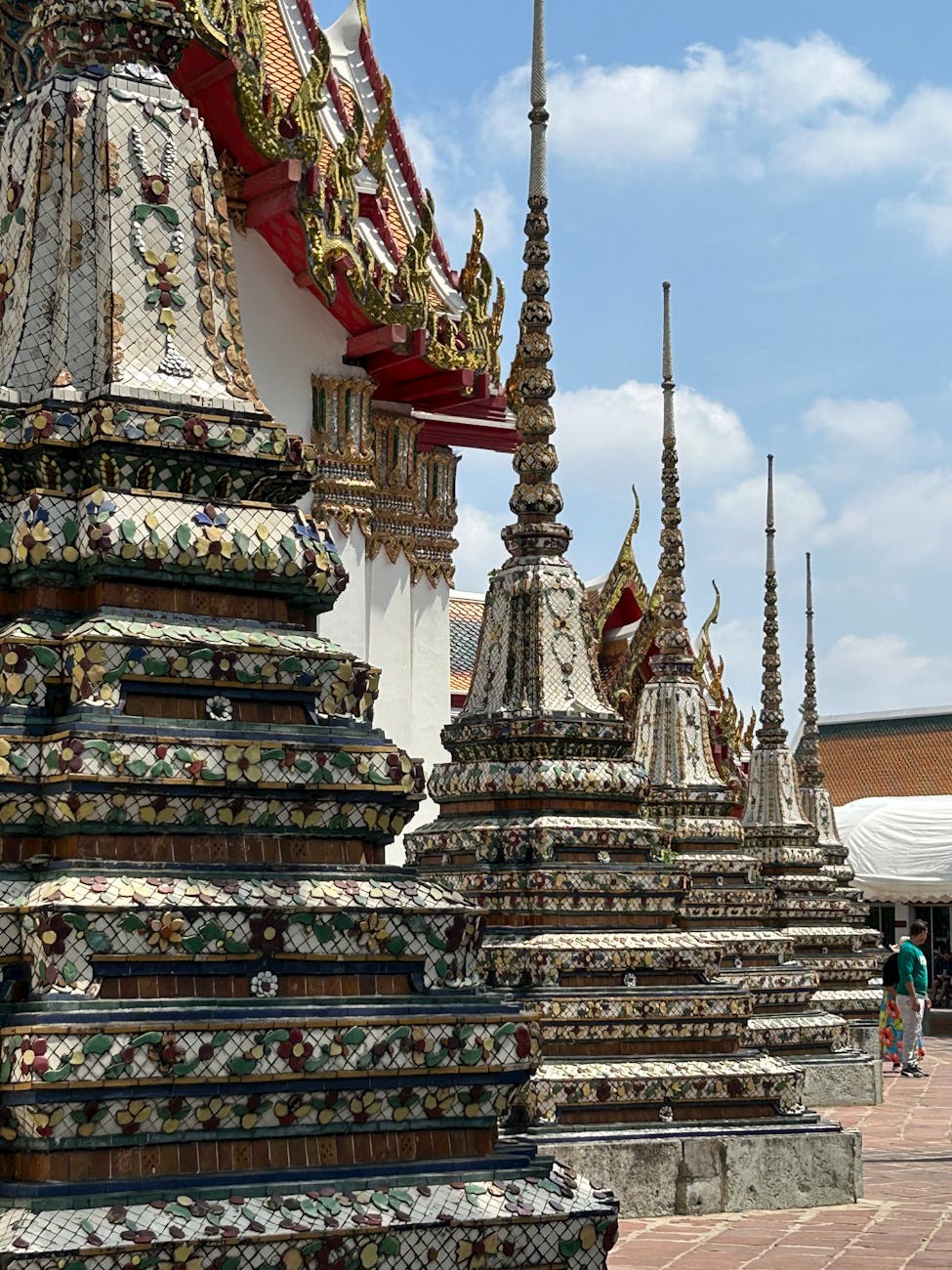 facade of the wat pho temple in bangkok thailand