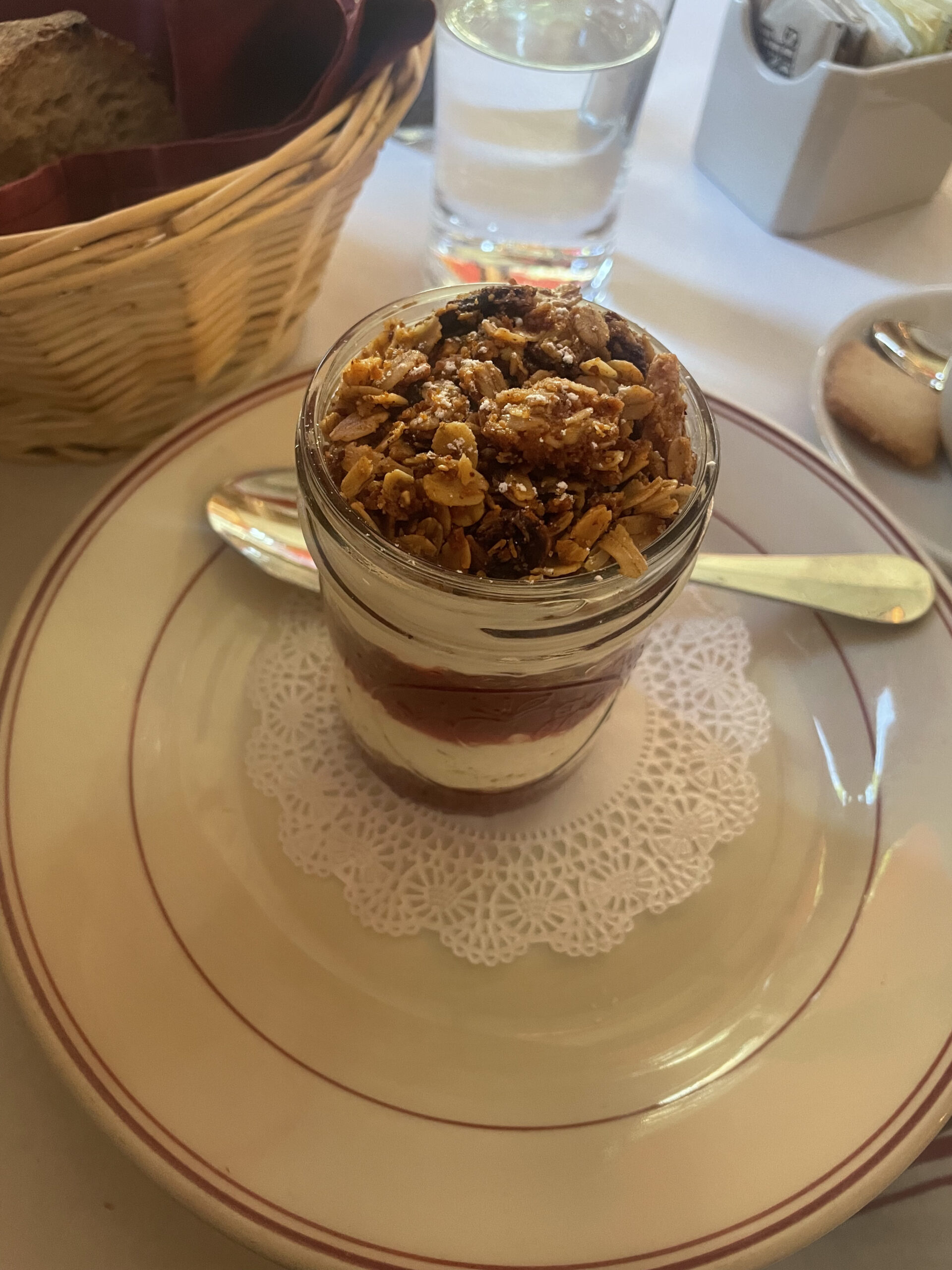 Yogurt Parfait at Le Diplomate in Washington D.C.