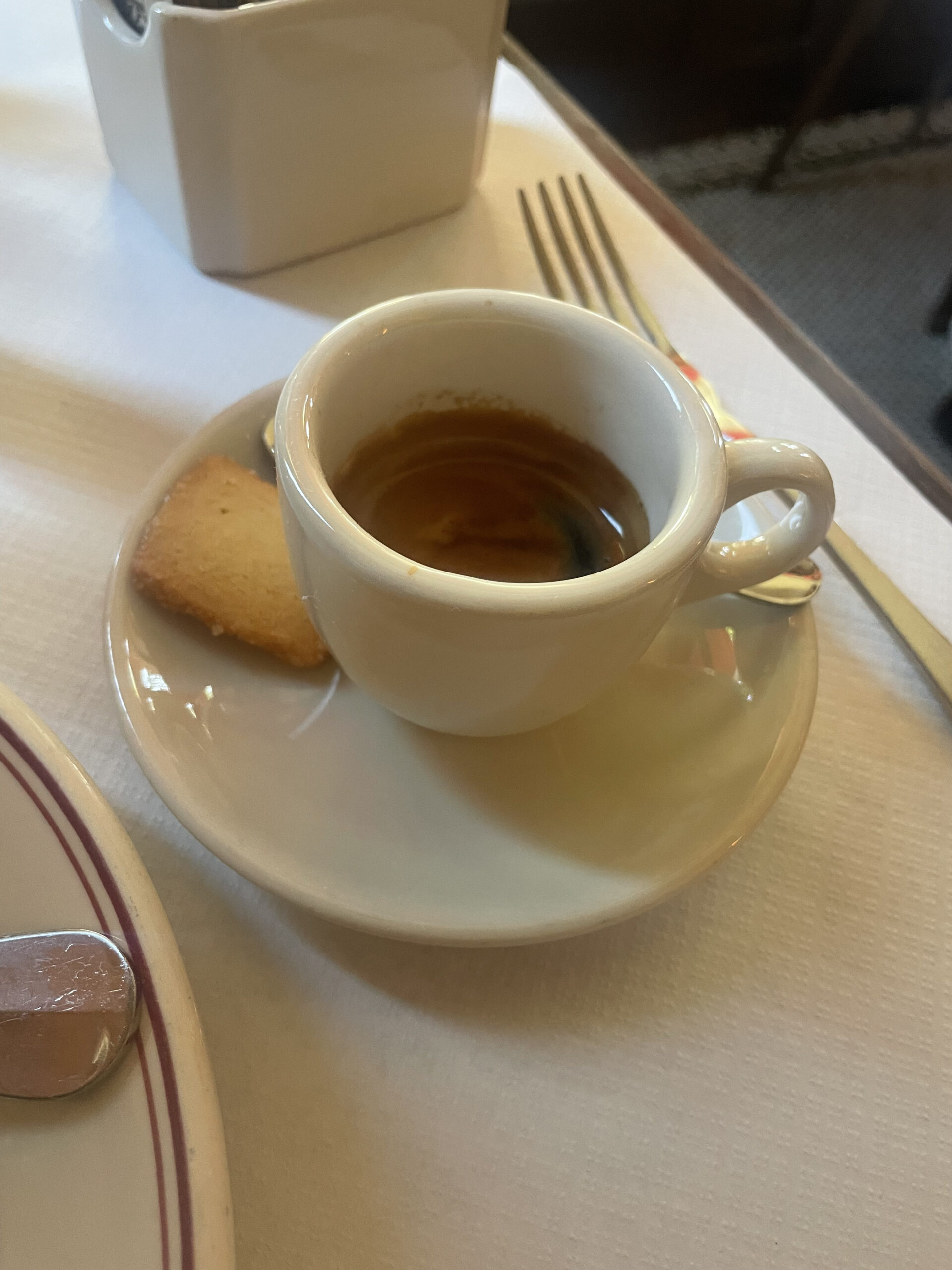 Espresso at Le Diplomate in Washington D.C.